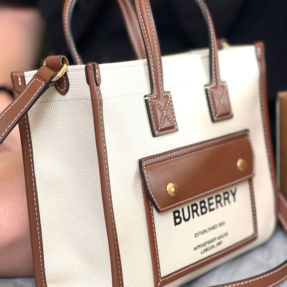 BURBERRY Mini Freya Tote Almost brand NEW! Used 3 times, it looks brand new!